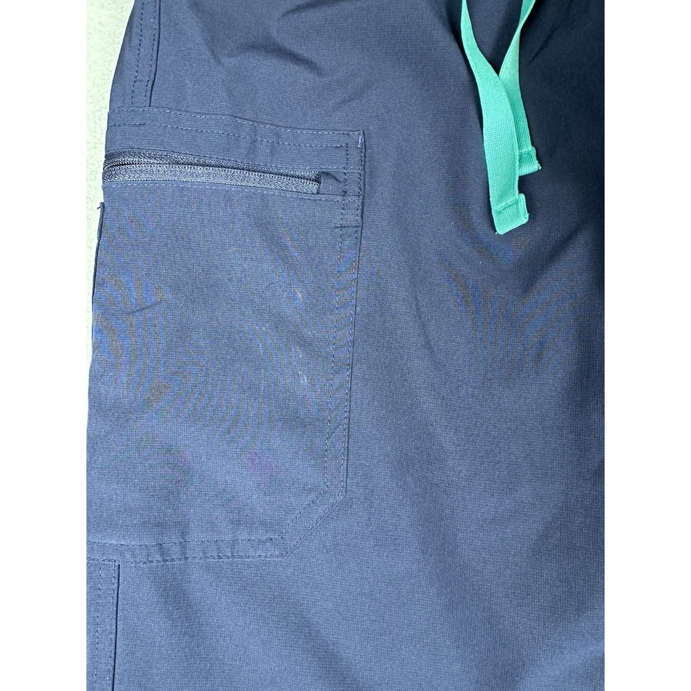 FIGS Women Scrub Pants XXS Tall Navy Blue Yola Skinny Technical Collection - Picture 5 of 8